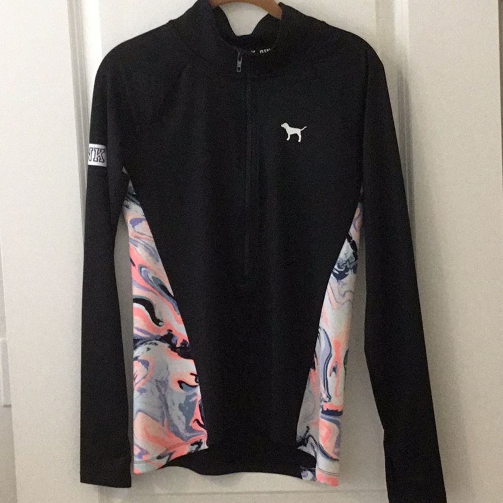 Victoria’s Secret PINK Zip up Athletic Running Top Sz S/P NWOT
